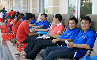 Nghệ An: Hơn 1000 bạn trẻ hiến máu tình nguyện