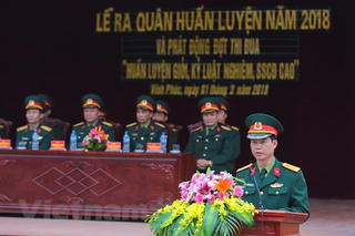 Sôi nổi lễ ra quân huấn luyện năm 2018 của Sư đoàn 304