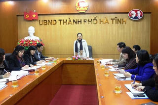 Phó Chủ tịch UBTƯ MTTQ Việt Nam Trương Thị Ngọc Ánh làm việc tại Hà Tĩnh