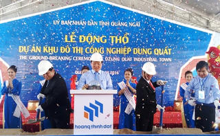 Động thổ Khu đô thị công nghiệp Dung Quất