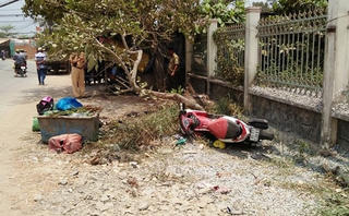 Người phụ nữ tông tường rào khi truy đuổi cướp ở Sài Gòn