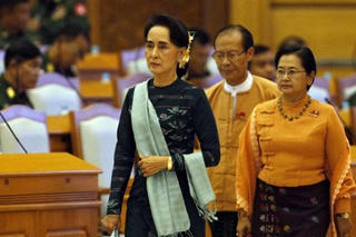 Bà Aung San Suu Kyi có tên trong Nội các mới của Myanmar