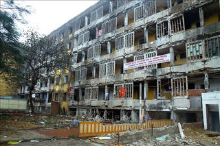 Nghệ An: Cưỡng chế phá dỡ các nhà chung cư B3, B6