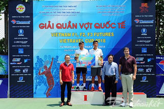 Lý Hoàng Nam, Nguyễn Văn Phương giành vô địch đôi nam Vietnam F2 Futures – Vietravel cup 2018