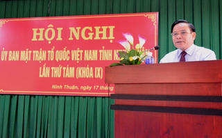 MTTQ tỉnh Ninh Thuận sơ kết 6 tháng đầu năm 2017