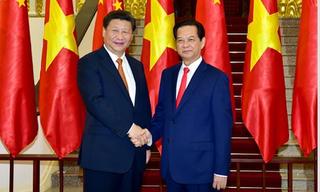 Thủ tướng Chính phủ Nguyễn Tấn Dũng hội kiến với Tổng Bí thư, Chủ tịch nước Trung Quốc Tập Cận Bình