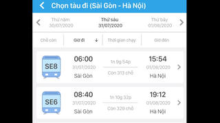 Từ 15/7, đường sắt bán vé tàu qua app điện thoại 