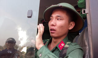 Ảnh: Nước mắt chia tay ngày lên đường nhập ngũ