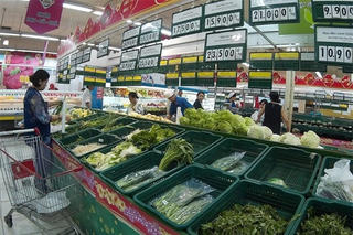 Giá thực phẩm “neo” ở mức cao