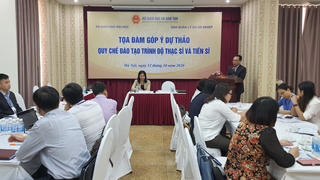 Góp ý cho dự thảo Quy chế đào tạo thạc sĩ và tiến sĩ