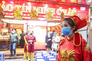 Phố vàng' Trần Nhân Tông vắng vẻ trong ngày vía Thần Tài do dịch bệnh