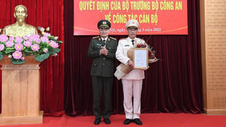 Một Thiếu tướng được bổ nhiệm Phó Chánh Văn phòng Bộ Công an