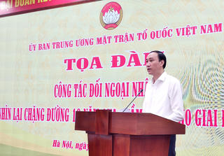 Khẳng định tầm quan trọng của đối ngoại nhân dân trong giai đoạn mới