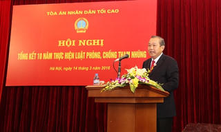 Hơn 11 nghìn bị cáo bị xử về tội tham nhũng