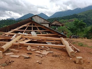 Quảng Bình: Mưa giông, lốc xoáy gây thiệt hại nặng nề