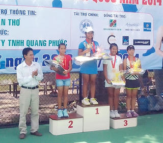 Trên 250 vận động viên tranh tài giải vô địch quần vợt thanh, thiếu niên toàn quốc 2016