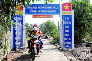 Huyện Năm Căn gặp khó trong xây dựng nông thôn mới