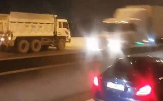 Tước giấy phép 5 tháng đối với lái xe chạy ngược chiều trên cao tốc