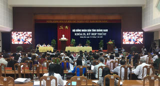 Khai mạc kỳ họp thứ 7, HĐND tỉnh Quảng Nam khóa IX