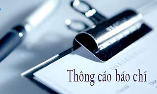 Thông cáo báo chí về sự cố tai nạn lao động tại KCN Tiền Hải, Thái Bình