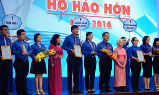Trao giải thưởng Hồ Hảo Hớn cho 6 cơ sở Đoàn