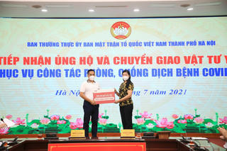 Hà Nội: Tiếp nhận hơn 1,6 tỷ đồng ủng hộ công tác phòng, chống dịch Covid - 19