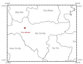 Lại động đất ở khu vực Bắc Trà My