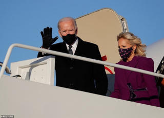 Ông Biden tạm biệt quê nhà, đến Washington bắt đầu các nghi thức nhậm chức