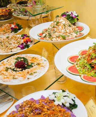 Buffet chay hút thực khách