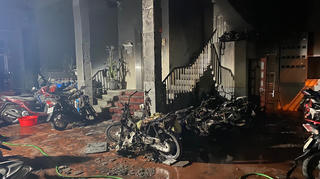 Vụ cháy tại phường Phú Đô: Xuất hiện clip kẻ phóng hỏa