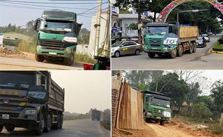 Vĩnh Phúc: ‘Đất tặc’ hoành hành, lộ diện đoàn xe gắn logo ‘vua’