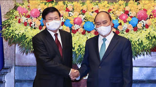 Tổng Bí thư, Chủ tịch nước Lào Thongloun Sisoulith kết thúc tốt đẹp chuyến thăm hữu nghị chính thức Việt Nam