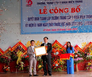 Thêm một cơ sở đào tạo ngành y hệ trung cấp tại miền Trung