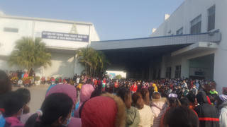 Nam Định: Công nhân may trở lại làm việc sau khi doanh nghiệp cam kết trả thưởng