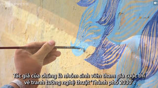 [VIDEO] 10 bức tường ở trung tâm TP Hồ Chí Minh được thay 'áo mới'