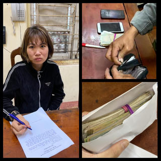 Cô gái Thái Bình ‘ghé’ chợ quê Nam Định trộm tiền