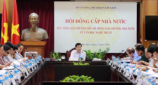 30/9 sẽ trao Giải thưởng Hồ Chí Minh về văn học, nghệ thuật