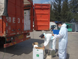 Hơn 840 nghìn tấn hàng hóa qua cửa khẩu Móng Cái trong 5 tháng đầu năm