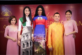 Trình diễn áo dài tại LHP Cannes 2018