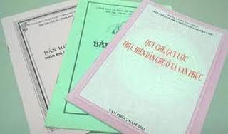 Hương ước, quy ước cần phải đóng giáp lai