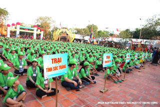 Hơn 1.500 thanh thiếu niên ĐBSCL tham gia hội trại ‘Tuổi trẻ & Phật giáo’ lần thứ 13