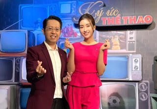 Hoa hậu Đỗ Mỹ Linh làm MC ban thể thao của VTV