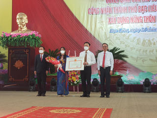 Thành phố Bạc Liêu được công nhận đạt chuẩn nông thôn mới