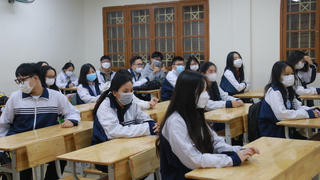 Học sinh quận Hai Bà Trưng, Hà Nội dừng học trực tiếp