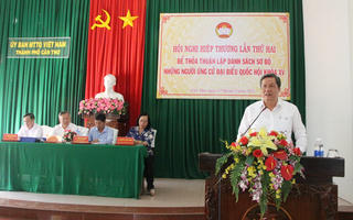 Cần Thơ: Lấy ý kiến nhận xét cử tri nơi cư trú ngay sau hiệp thương lần 2 