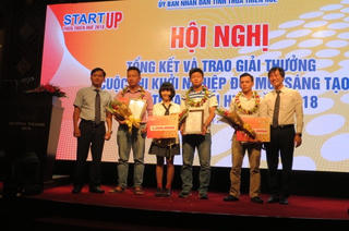 Trao giải ‘Khởi nghiệp đổi mới sáng tạo’ tỉnh Thừa Thiên - Huế 2018