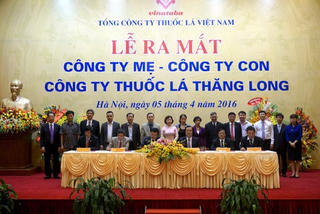 Công ty Thuốc lá Thăng Long tiếp nhận 3 công ty con
