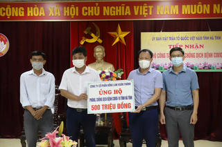 Tập đoàn Vabis sát cánh cùng Hà Tĩnh phòng chống dịch