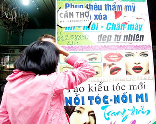 Bát nháo dịch vụ làm đẹp