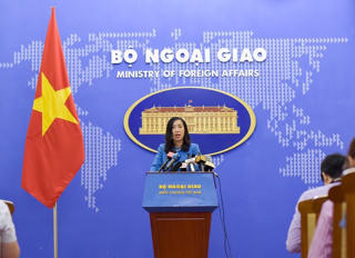 Người phát ngôn thông tin về việc tàu chiến nước ngoài diễn tập ở Biển Đông